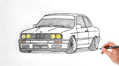 How To Draw A Bmw M3 Step By Step