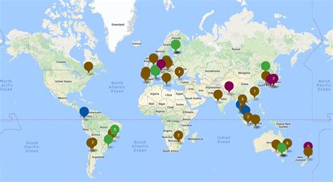 IHG Rewards Club "My IHG Travels" Map (On The Website) | LoyaltyLobby