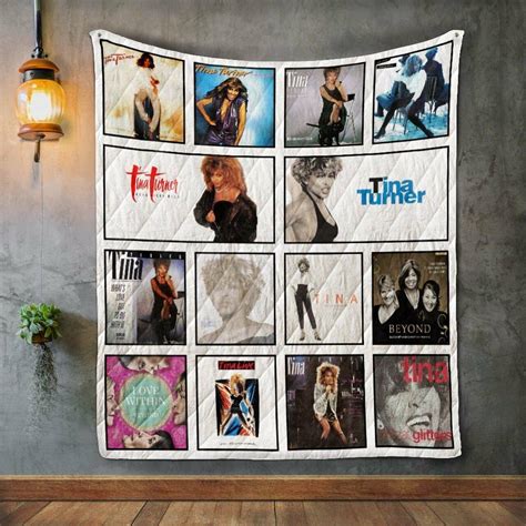 Tina Turner Album Covers Quilt Blanket - Dreamrooma