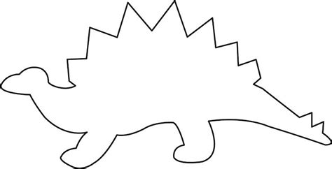 Stegosaurus Dinosaur Outline Template | Image Gallery stegosaurus ...