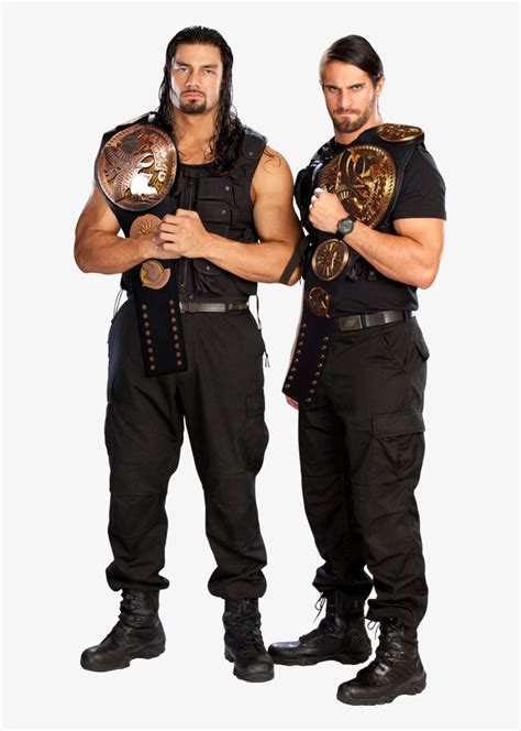 Seth Rollins & Roman Reigns - Wwe Tag Team Championship The Shield ...