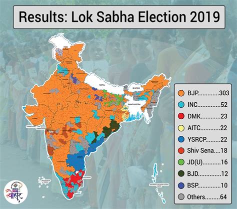 In maps: How political parties fared in Lok Sabha election 2019 across ...