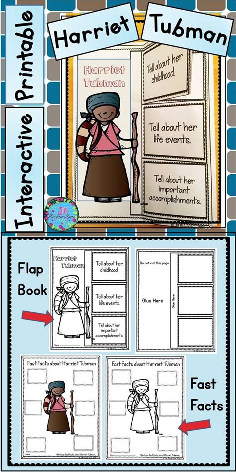 This Harriet Tubman activity includes two ways for your children to ...