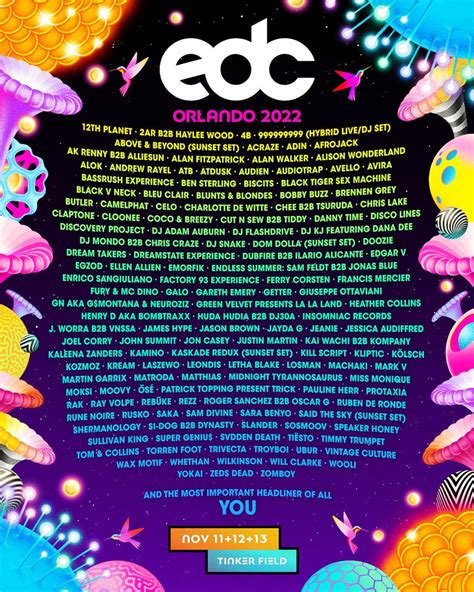 EDC Orlando 2023 | Lineup | Tickets | Schedule | Map | Set Times ...