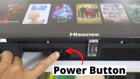 Where is the Power Button Location on Hisense Smart TV - YouTube