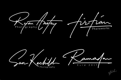 Premade Custom Cursive Handwritten Logo, Real Handwritten Signature ...