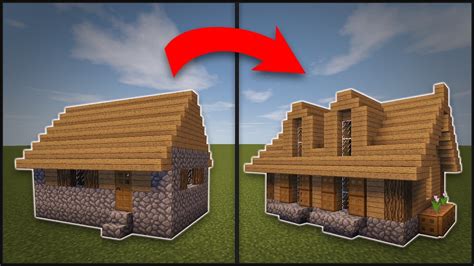 Minecraft: How To Remodel A Village Large House - YouTube