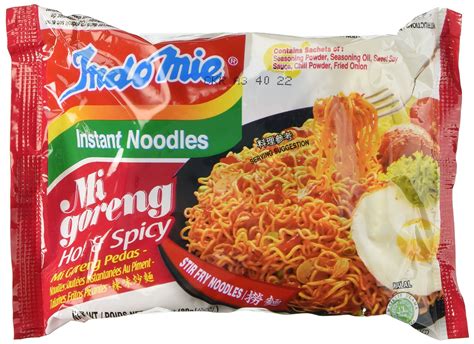 Indomie Mi Goreng Instant Stir Fry Noodles, Halal Certified, Original ...