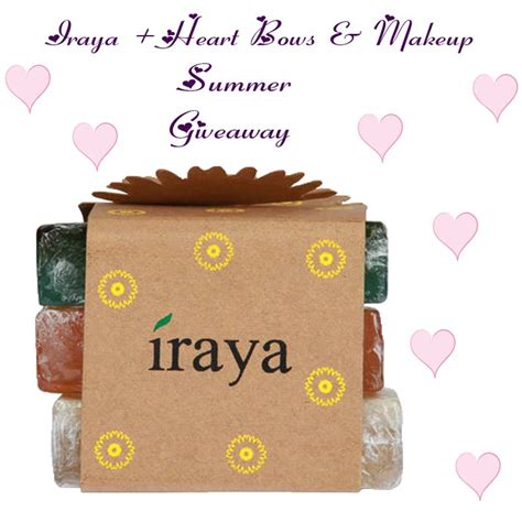 Iraya + Heart Bows & Makeup Summer Giveaway! - Heart Bows & Makeup