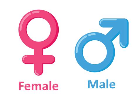 gender icon symbol cartoon style collection 2110609 Vector Art at Vecteezy