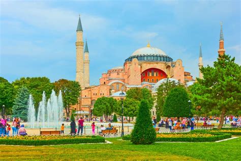 Sultanahmet Square in Istanbul Editorial Stock Photo - Image of ...