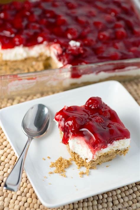 Cherry Delight - Modernly Morgan | Recipe in 2020 | Graham cracker ...