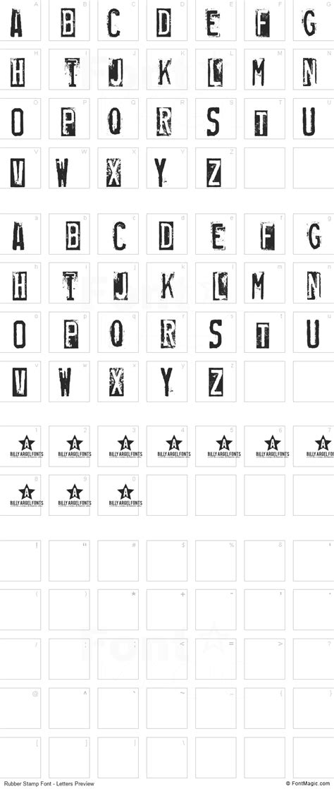 Rubber Stamp Font - FontMagic