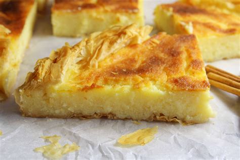 GREEK MILK PIE - GALATOPITA - 30 days of Greek food