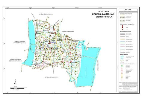 Mouza Map & 3 Detailed Maps of Lalmohan Upazila, Bhola, Bangladesh ...