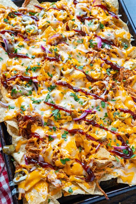 BBQ Pulled Pork Nachos - Closet Cooking