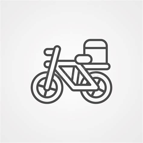 Delivery By Bike Icon, Logo, Sign Stock Vector - Illustration of ...