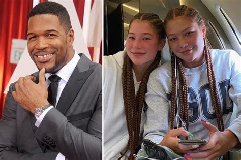 GMA host Michael Strahan’s stunning twin daughters Sophia and Isabella ...