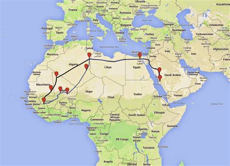 Corner: Mansa Musa's Hajj Route (circa 1324)