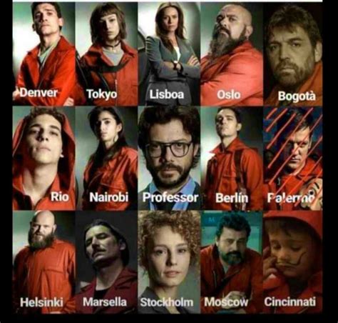 Who is your favourite character in the money Heist/ La casa de papel ...