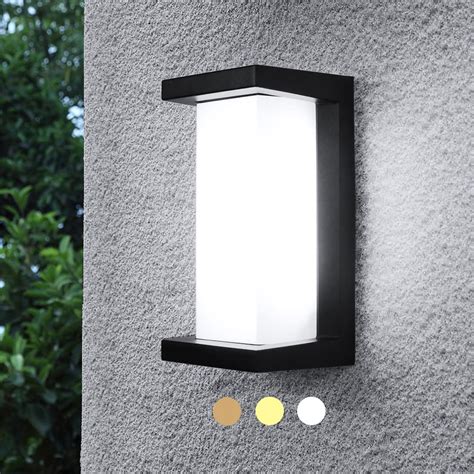 Buy Modern Outdoor Wall Lights,24W-LED Exterior Wall Sconce Light ...