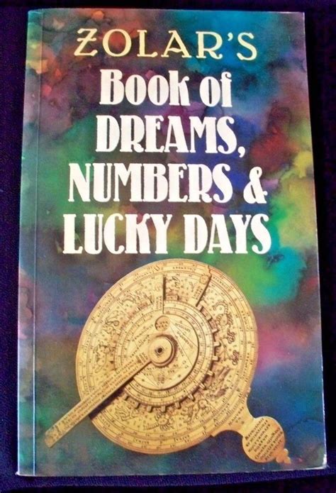 zOLAR'S BOOK DREAMS NUMBERS LUCKY DAYS NUMEROLOGY ASTROLOGY OCCULT VTG ...