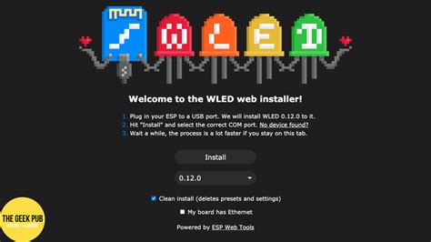 WLED: How to setup and configure WLED - The Geek Pub