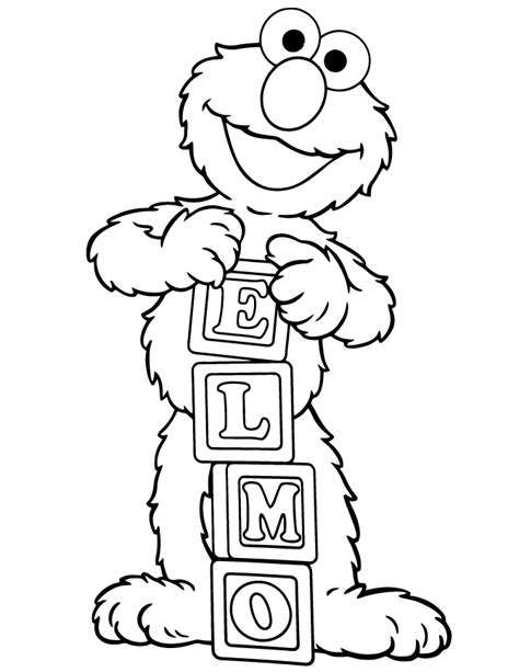 Elmo Coloring Pages Printable Free - Coloring Home