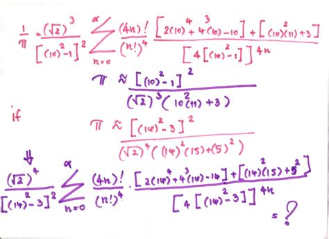 Ramanujan Pi Equations? | Math quotes, Math puzzles brain teasers ...