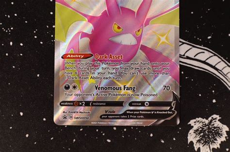 Mavin | Crobat V SWSH098 Shiny Holo Full Art Ultra Rare Pokemon Black ...