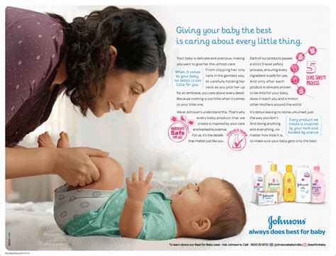 Johnson Baby Products Always Does Better For Baby Ad - Advert Gallery