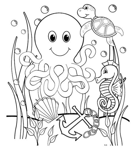 Ocean Coloring Pages Part