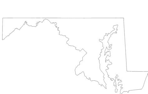 maryland outline clipart free - Clipground