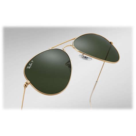 Ray-Ban - RB3025 001/58 - Original Aviator Classic - Gold - Polarized ...