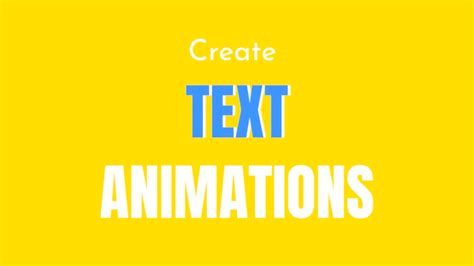 Animated Text Maker | Turn boring text to cool animations!