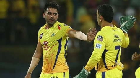 Chennai Super Kings pacer Deepak Chahar officially ruled out of IPL ...