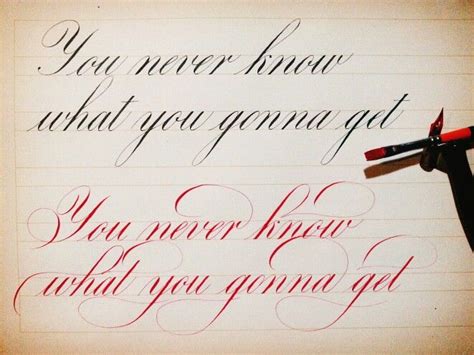 Copperplate Script Typography Calligraphy | Lettering 0DA