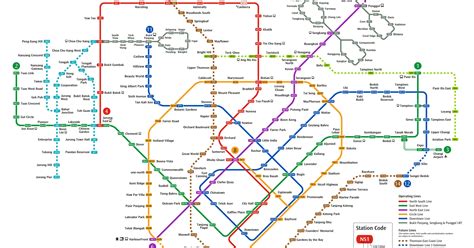 Land Transport Authority LTA's latest MRT map for Singapore by 2030 ...