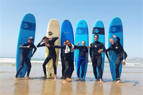 2023 Surfing lesson at Agadir Beach provided by Surf & Chill Agadir