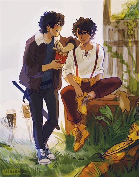 Heroes of Olympus Fanart: Leo Valdez and Nico di Angelo, Art by # ...