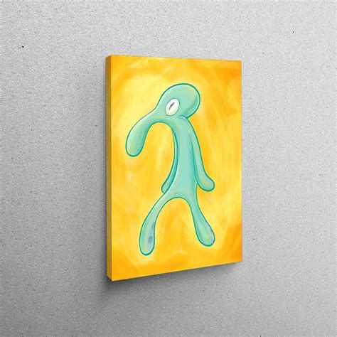 Beautiful Squidward Painting