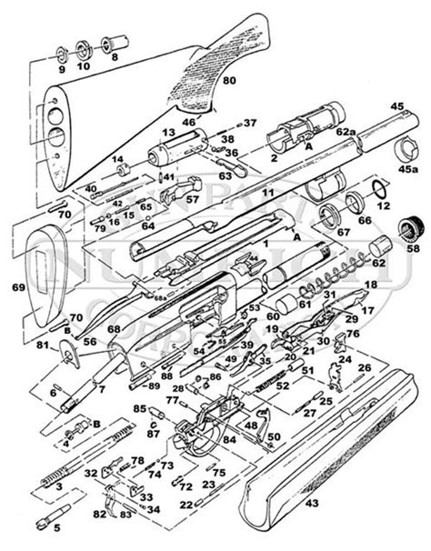 Remington 1100 Parts Schematic