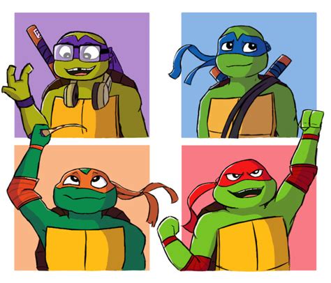 #tmnt mutant mayhem fan art on Tumblr