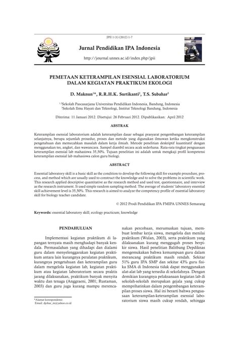 Jurnal Pengenalan Alat Laboratorium Kimia Dasar Pdf Pickslasopa - Riset