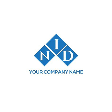 NID letter logo design on WHITE background. NID creative initials ...