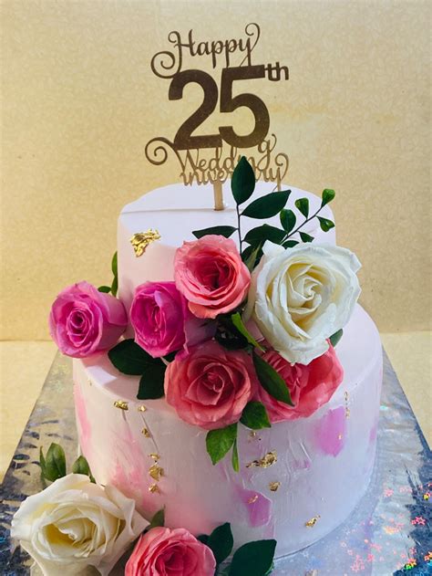 Top 999+ 25th anniversary cake images – Amazing Collection 25th ...