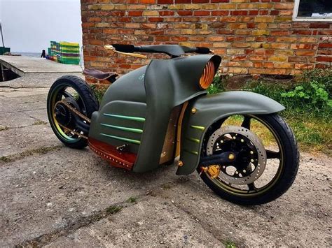 Simson Schwalbe custom bike | Custom moped, Moped, Concept motorcycles