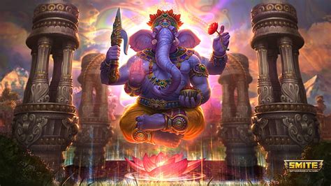 1920x1080px | free download | HD wallpaper: multicolored Ganesha God ...