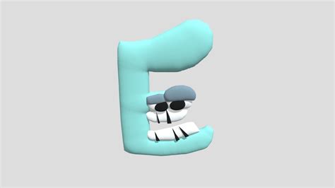 E (Alphabet Lore) - Download Free 3D model by aniandronic [303604e ...