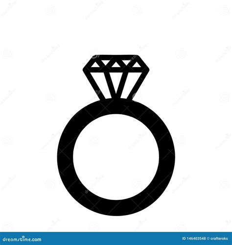 Engagement Ring Illustration by Crafteroks Stock Vector - Illustration ...